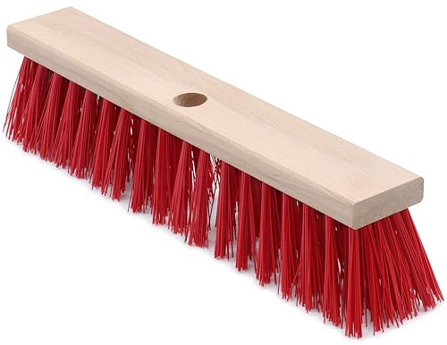 Agrarflora Straßenbesen Elaston 40cm - Gartenbesen aus Buchenholz - Industriebesen mit Elastonborsten - Allzweckbesen mit kräftigen Borsten - Elastonbesen für groben Schmutz und Schnee