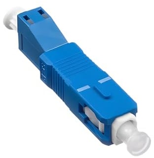 Elfcam® - Glasfaser-Adapter, Singlemode Simplex SC/UPC Male/Stecker auf LC/UPC Female/Buchse, 1 Stück
