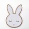 TROYSINC Kreativ Wandspiegel,Acryl Spiegel,Cute Cartoon Stil,Kinderzimmer Dekoration Spiegel,Kinderzimmer Home Decor (Weißer Hase)