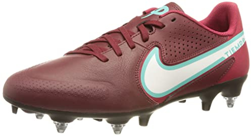 Nike Unisex's Tiempo Legend 9 Academy Sg-pro Ac Sneaker, Team Red White Mystic Hibiscus, 46 EU