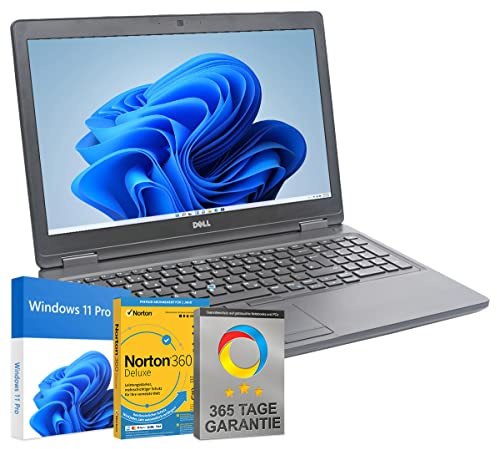 Dell Latitude 5580 15,6 Zoll Full HD Laptop Intel Core i5-6300U@ bis zu 3 GHz 16 GB 512 GB SSD mit Windows 11 Pro & GRATIS Antiviren-Software HDMI inkl. 365 Tage Garantie (Generalüberholt)