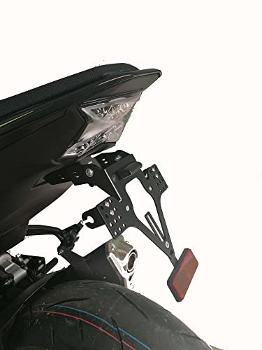 Kennzeichenhalter GFT EVO Set für Kawasaki z900 2017-2024 Kennzeichenträger Nummernschild kurzes Heck Heckumbau Porta Targa Z900 kawa