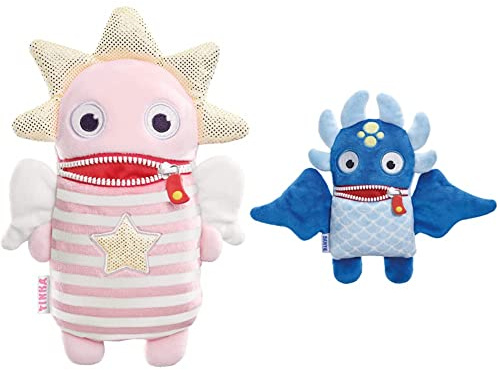 Schmidt Spiele Worry Eaters Sorgenfresser Tinka & Dante - Edition Angels, 23,5 cm & 21 cm, Plüsch, Bunt