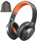 Rydohi Bluetooth Headphones Over Ear, 68H Playtime and 3 EQ Music Modes Wireless Headphones with Microphone/Deep Bass, HiFi Stereo Foldable Lightweight Headset for PC Home Travel Office (BLACK-ORANGE)