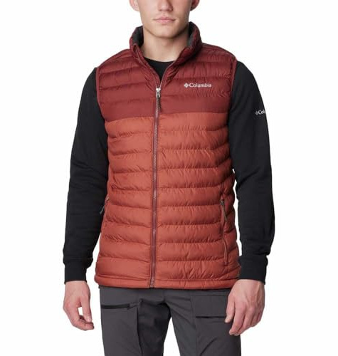 Columbia Men's Powder Lite Vest, Auburn, Spice, S