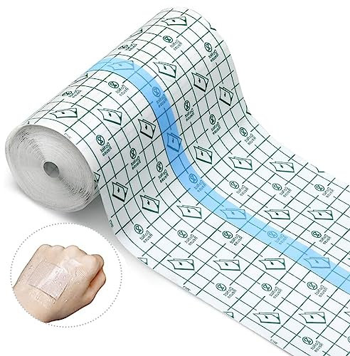 Wasserdicht Transparent Bandage, Duschpflaster, Tattoo Pflaster Wasserdicht, Klebeband Zum Sport Dusche Antiallergisch, Wasserdichtes Bandage Für Tattoo, Schwimmen Duschen (10cm*10m)