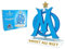 Megableu - Puzzle 3D Om - Écusson Olympique de Marseille - 40 Pièces Robustes - sans Colle ni Outils - Puzzle Foot Enfants dès 7 Ans - Activité Manuelle Supporter - Jeu sans Écran