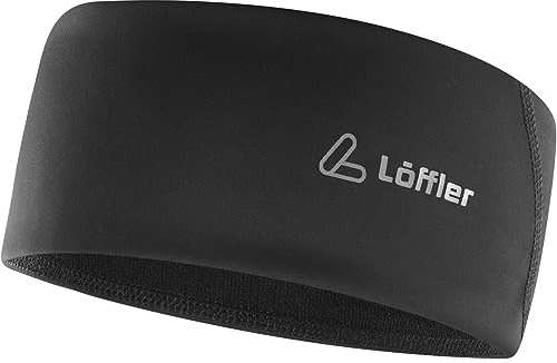 Löffler Windstopper Stirnband, black, ONE SIZE