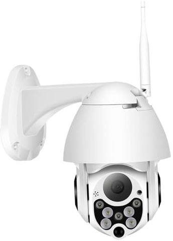 Wlan Überwachungskamera und Nachtsicht für Außen mit Ptz Tracking | 2.0, AC220-240V, Kunststoffgehäuse, 4 Stück Digitalzoom, 320° Schwenken und 90° Neigen, bis 128 Gb