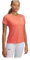 Under Armour Damen UA Tech™ Twist V-Ausschnitt Kurzarm Tops, Fire/Weiß, L