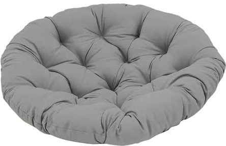 kowaku Komfortables Sitzkissen, Ovales Stuhlkissen, für Drinnen Und Draußen, Ergonomisch Geformt, Dunkelgrau