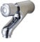 Self-Closing Bathroom Basin Taps Push Time Delay Hot and Cold Basin Sink Mixer Taps, Non-Concussive Bathroom Single Lever Faucets Chrome