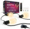 Darewave 19M lichterkette außen dimmbar mit 30+3 Glühbirnen Warmweiß ST38, IP65 wasserdicht, led lichterkette außen für Garten, Balkon, Terrasse, Patio, Party. tannenbaum lichterkette