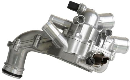 Mocar7 Aluminum Engine Coolant Thermostat Housing Assembly Compatible with 2007-2013 Mini Cooper Cooper S Countryman JCW 1.6L L4