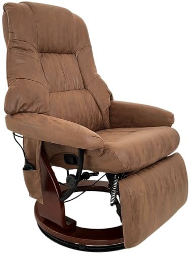 abc HOME | Sessel | braun | Fernbedienung | elektrisch | Massage | Liegefunktion | Heizfunktion
