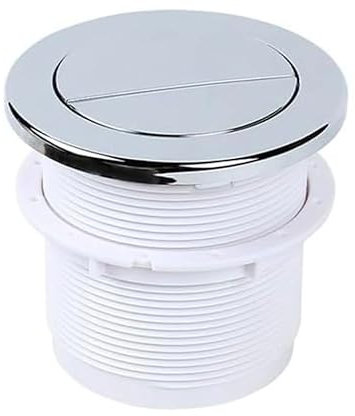 Housler® Chrome Pneumatic Toilet Cistern Tank Dual Push Button