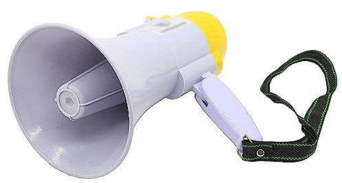 YKMYXZ loud hailer， Handheld Megaphone Bullhorn Portable Bullhorn Speaker With Volume Control And Voice Recorder Outdoor Megaphone Speaker