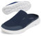 Sabots Homme Légers avec Semelle Sneaker - Mules Pantoufles de Maison Respirantes Antidérapant Confortable - Chaussures Ouvertes Masculines Loafer Mesh Mocassins pour Toutes les Saisons (Bleu, 42 EU)