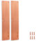 UAP Armasmart® Door Push Plates 330mm (2 Pack) – Antibacterial Finger Plates for Doors, Anti-Tarnish & Durable Door Finger Plates for Internal Doors, Ideal for High-Traffic Areas - Copper Finish