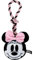 Offizielles und Robustes Hundespielzeug mit Seil von Minnie Maus, ideal für Beiß- und Ziehspiele, mit süßem und farbenfrohem Disney-Design