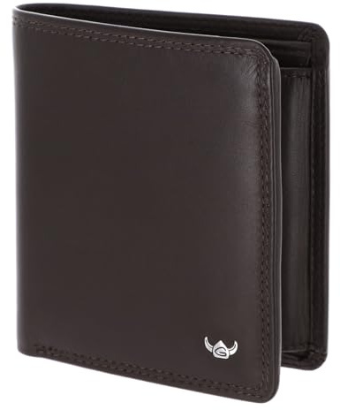 Golden Head Leder Geldbörse Polo RFID Protect Scheintasche 1129 Dunkelbraun