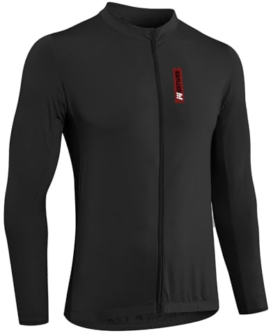 MEETYOO Fahrradtrikot Herren, Atmungsaktiv, Leicht, Schnelltrocknend, Mit Leicht öffnendem Reißverschluss und 3 Rückentaschen, Perfekt für Sommer