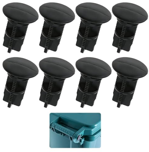 Wheelie Bin Lid Hinge Pins, 8 Pcs Wheelie Bin Hinge Pin UK, Replacement Pins for WheelieBin Lids and Outdoor Waste Containers