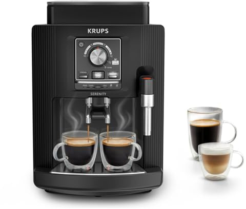 KRUPS Cafetera Serenity 1450W 15 Bar Negra - EA4008E0