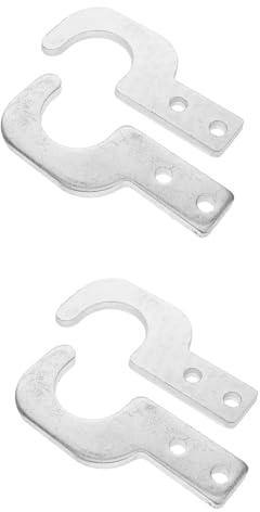 BCOATH 4pcs Steel Scaffold Step Hooks with Anti-Slip Safety Lock, Heavy Duty Scaffold Board Support Clamps for Construction Platforms and Curtain Wall Projects