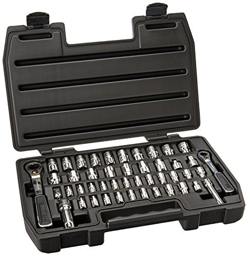 GearWrench 46 Pc. 1/4 & 3/8 Drive 6 Pt. Pass-Thru™ Mechanics Tool Set, SAE/Metric - 8946