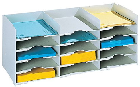 Paperflow 786676 - Formularkasten 15 Fächer A4 | 15 Fächer DIN A4, HxBxT 313 x 674 x 304 mm