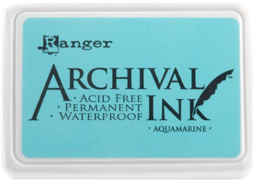 Ranger AIP-30577 Aquamarine Archival ink Pad, Blue