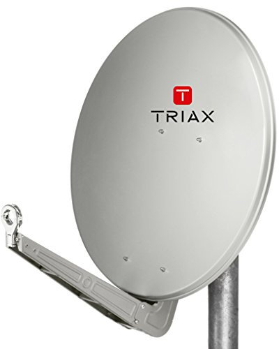 Triax Fesat 85 HQ Antenne (10-13 GHz, 38,1 dBi, 0-90°, 21,1°, Grau, Aluminium)