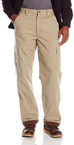 Wrangler Authentics Pantalón Cargo de Sarga de Ajuste Relajado (Logan) - Pantalones Informales Hombre