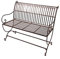 DR-060 GARTENBANK ANTIK Nostalgie LANDHAUSSTIL NEU GARTENMÖBEL Metall Park Bank Eisen