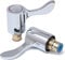 The Home Store Lever Head Tap Conversion Kit (Pair) 1/2 1/4 Turn Meal Chrome Head including Valves