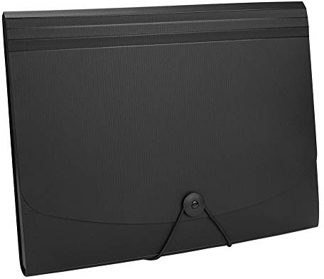 A4 Trieur de Documents 13 Compartiments Trieur à Soufflet Grande Capacité Femme Homme Porte-documents Sac d'Accordéon avec Fermeture à l'élastique Pochette de Classement Extensible en Plastique