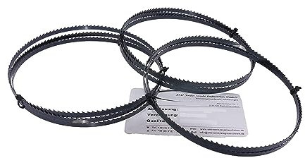 SMI 3er SET Holz-Bandsägeblatt 2240 x 13 x 0,65 mm 6 ZpZ Holzsägeband Sägeband passend für Metabo, Atika, Güde, Makita, Scheppach