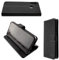 caseroxx Bookstyle Handytasche für Gigaset GS3 in schwarz – Klapphülle aus Kunstleder mit Kreditkartenfächern, Magnetverschluss, Standfunktion & Rundumschutz für Display und Gehäuse