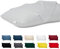 Kissenbezug 50x75 Baumwolle Premium Satin 2er Set Kissenhülle Deko für Kissen Bett/Sofa Stoff Superweicher Resistent Hypoallergen Anti-Milben Kopfkissenbezug mit Verdecktem Zip Voll Waschbar