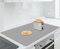 AECHY Tappetino in Silicone 90x60x0,2 cm, Impermeabile, Antiaderente, Resistente al Calore, Protezione per Cucina, Tavolo, Piano di Lavoro, Facile da Pulire, Grigio Scuro