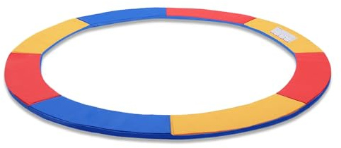 Froadp Housse de protection pour trampoline - Diamètre : 244-305-366 cm - Protection des bords - Résistant aux UV et à la déchirure - Accessoire de trampoline - Protection des bords pour trampoline de