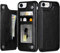 Coolden Coque pour iPhone SE 2022/SE 2020 Pochette de Portefeuille Coque de Protection Antichoc avec Flip Fermeture Magnétique Support Slot de Carte Étui Housse Cuir PU pour iPhone 7/8/SE 2/SE3-Noir