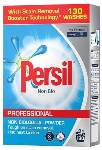 Persil Pro Formula Washing Powder – 8.4kg Non-Bio Laundry Detergent Powder for 130 Washes | Skin-Friendly, Powerful Stain Removal for Home & Commercial Use