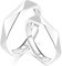 Matching Ringe, Sterling Silber Ringe Rhombus Cut Poliertes Band Partnerringe Cute Verstellbarer Schmuck Pärchen Geschenke