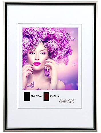 New Lifestyle Kunststoff Bilderrahmen Kunststoffrahmen Bildhalter Bildträger: Farbe: Antrazit | Format: 50x70