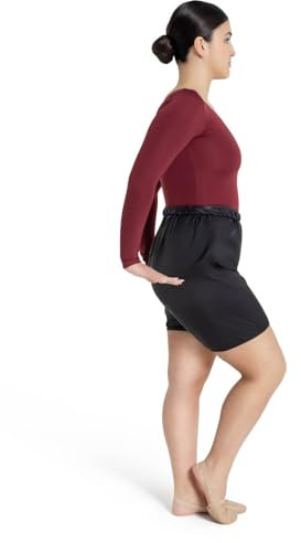 Capezio Damen Rip Stop Shorts, Schwarz, Mittel