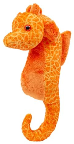 Teddys Rothenburg Kuscheltier Seepferdchen 23 cm orange Plüschtier Stofftier Plüschseepferdchen