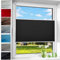 Plissee ohne Bohren nach maß, 20 x 40 cm Einfache Montage Blickdicht Rollo, Jalousette Jalousie Faltrollo Rollo für Fenster & Tür für Fenster & Tür, Schwarz