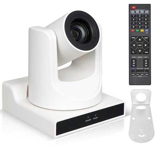 SMTAV PTZ Camera - 30X Optical Zoom, HDMI & 3G-SDI, Live Streaming, PoE & USB, 1080P 60FPS